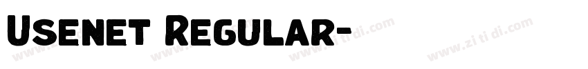 Usenet Regular字体转换 Usenet Regular字体转换
